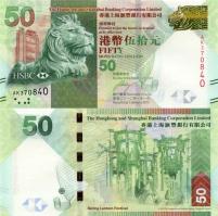 *50 hongkongských dolárov Hong Kong 2010-16, banka HSBC - Kliknutím na obrázok zatvorte -